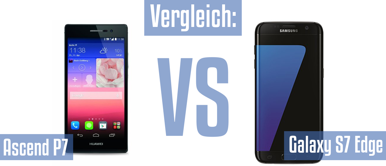 Huawei Ascend P7 und Huawei Ascend P7 im Vergleichstest