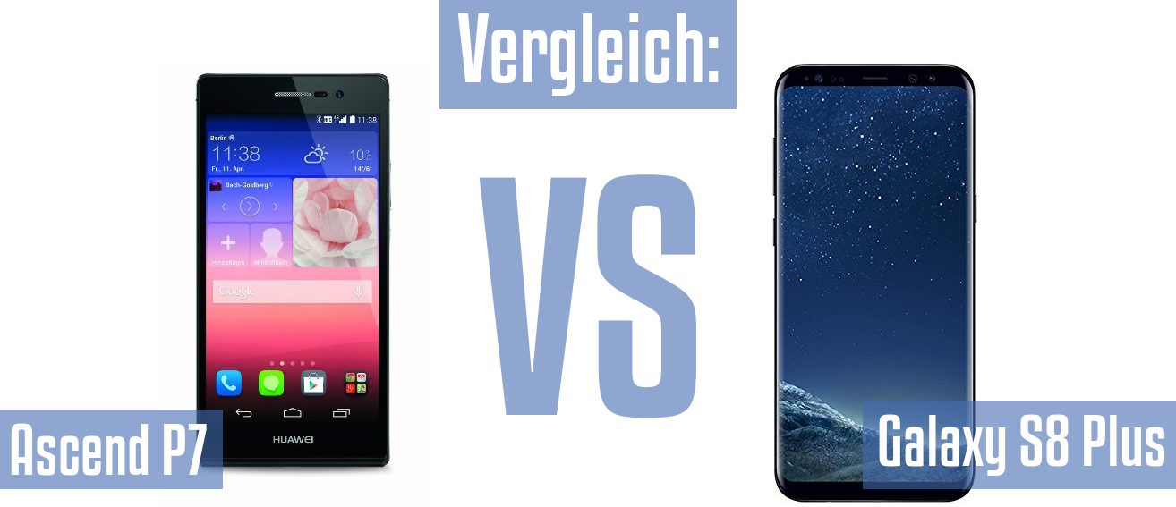 Huawei Ascend P7 und Huawei Ascend P7 im Vergleichstest