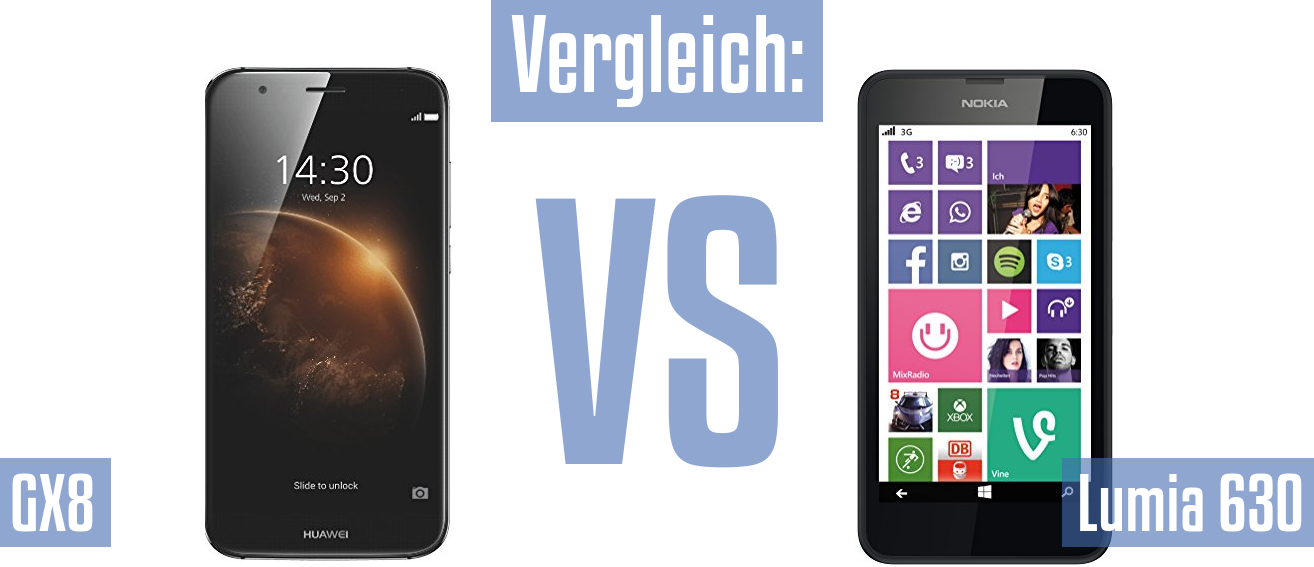 Huawei GX8 und Huawei GX8 im Vergleichstest