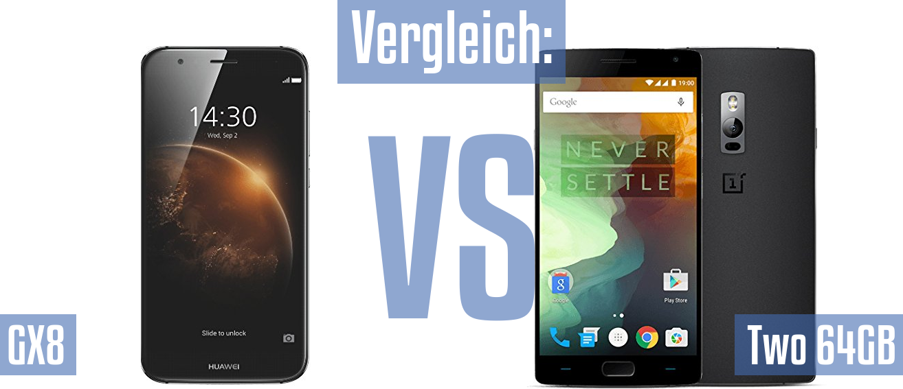 Huawei GX8 und Huawei GX8 im Vergleichstest