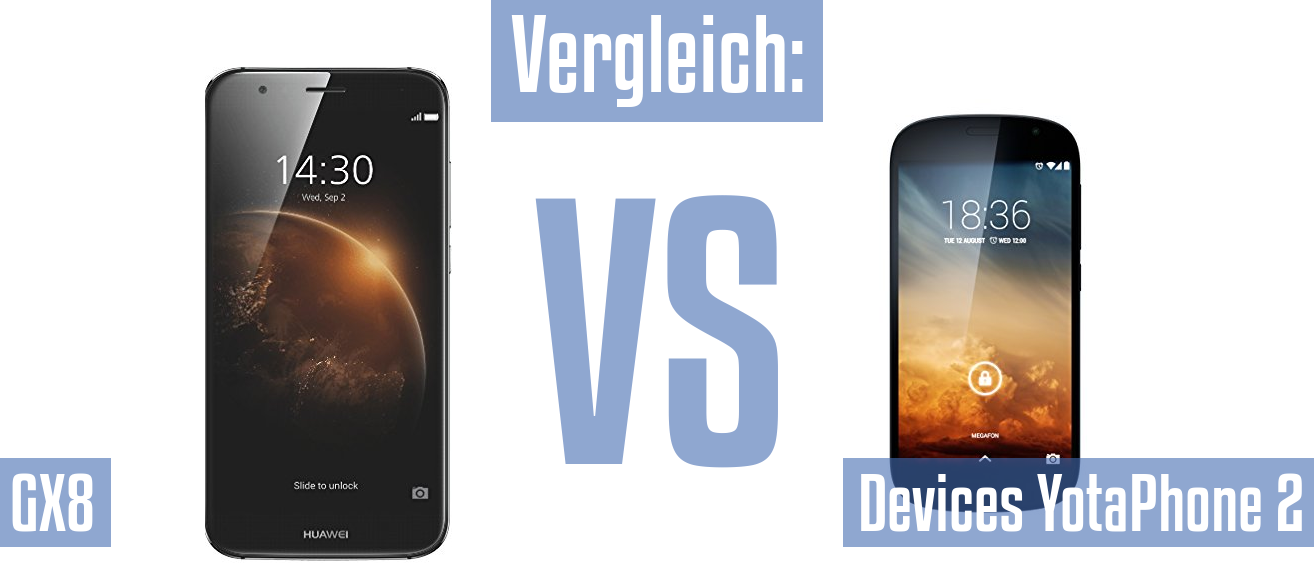 Huawei GX8 und Huawei GX8 im Vergleichstest