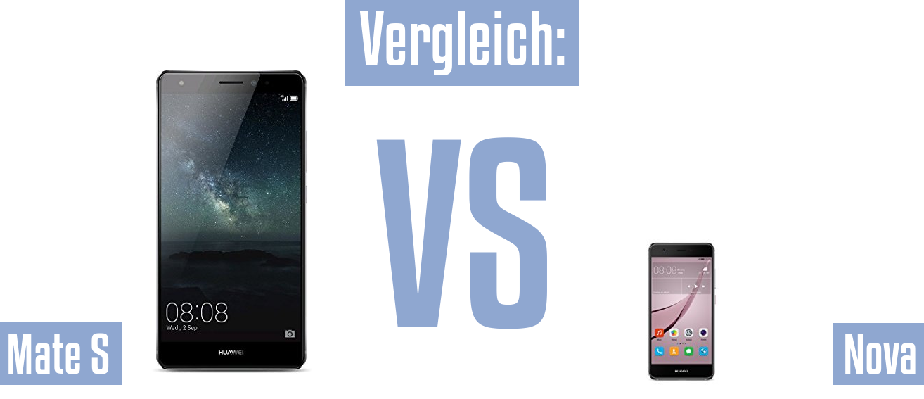 Huawei Mate S und Huawei Mate S im Vergleichstest