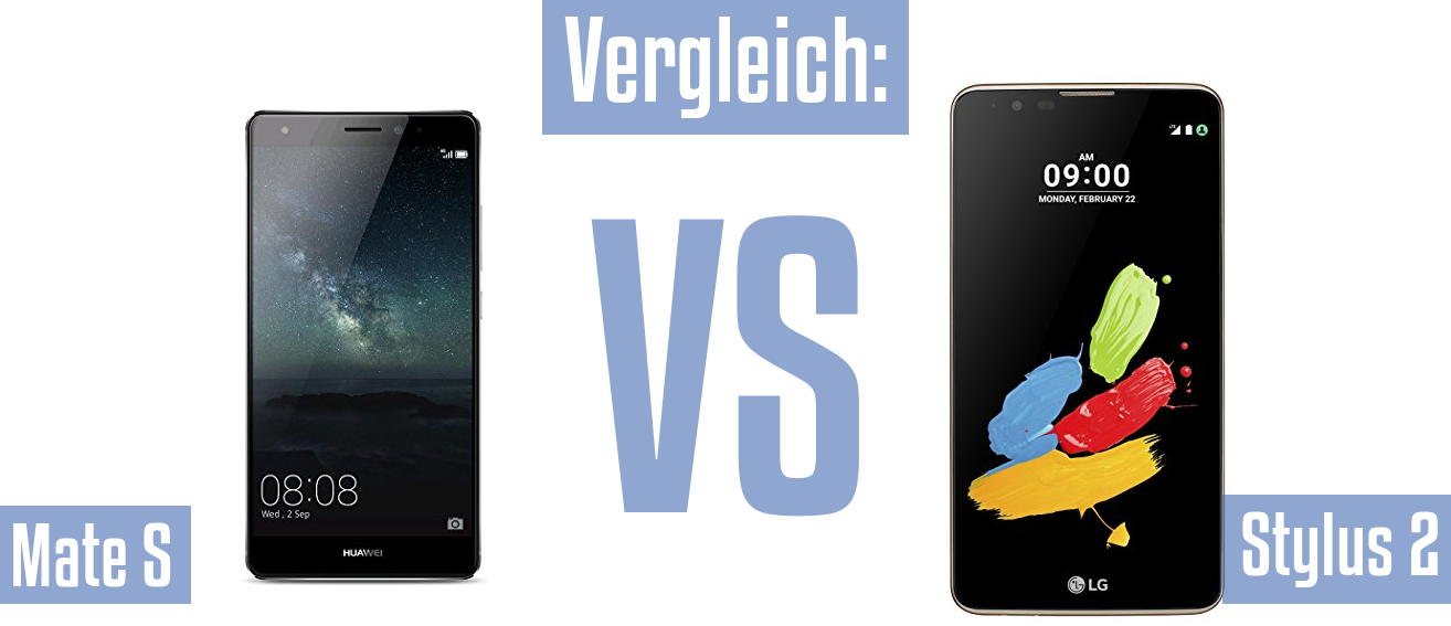 Huawei Mate S und Huawei Mate S im Vergleichstest