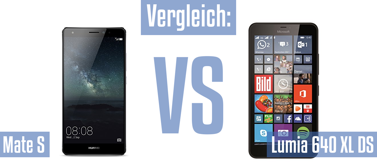 Huawei Mate S und Huawei Mate S im Vergleichstest