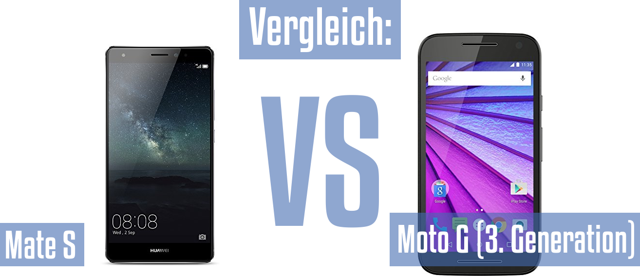 Huawei Mate S und Huawei Mate S im Vergleichstest