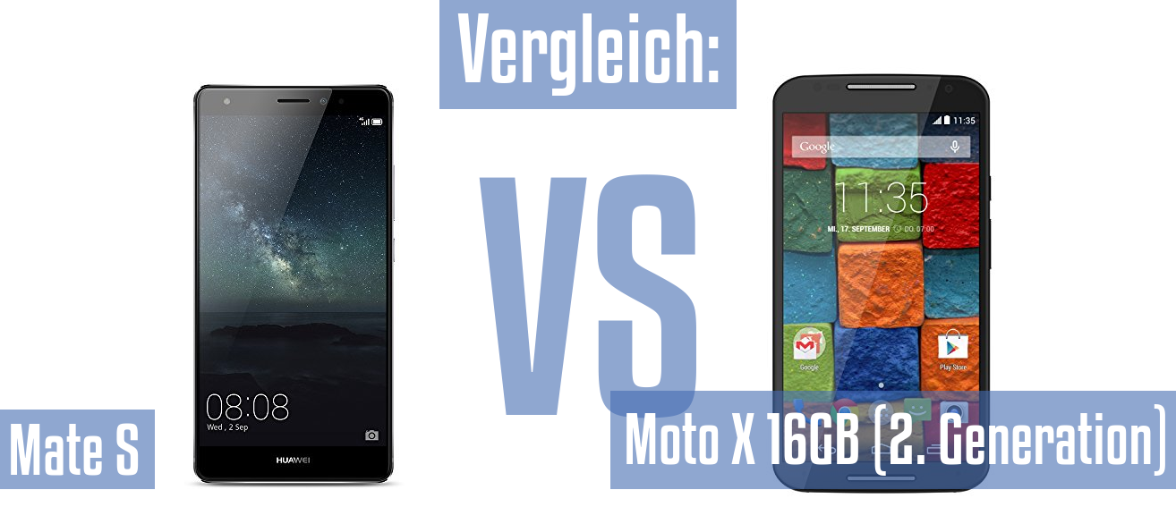 Huawei Mate S und Huawei Mate S im Vergleichstest