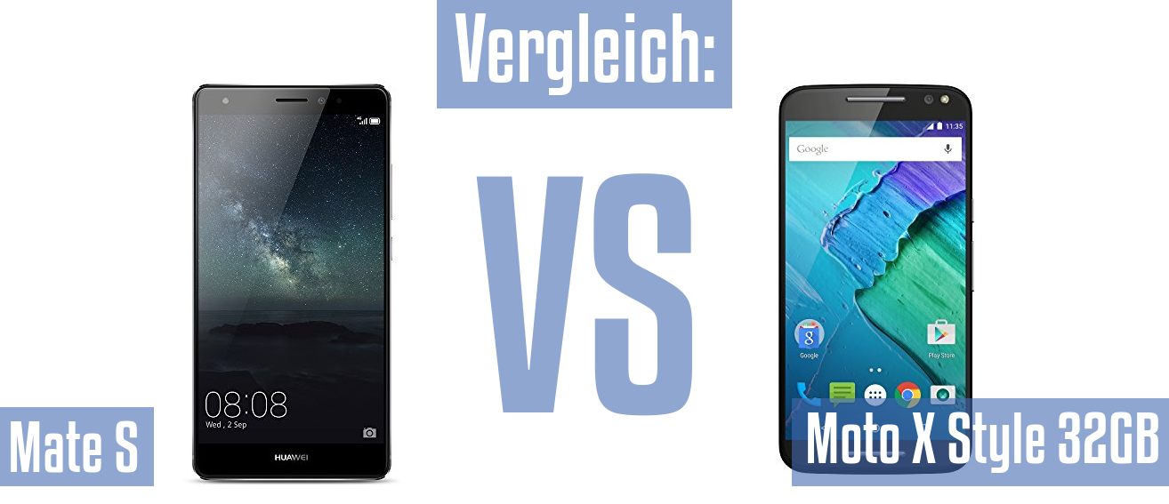 Huawei Mate S und Huawei Mate S im Vergleichstest