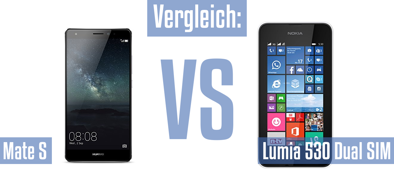 Huawei Mate S und Huawei Mate S im Vergleichstest