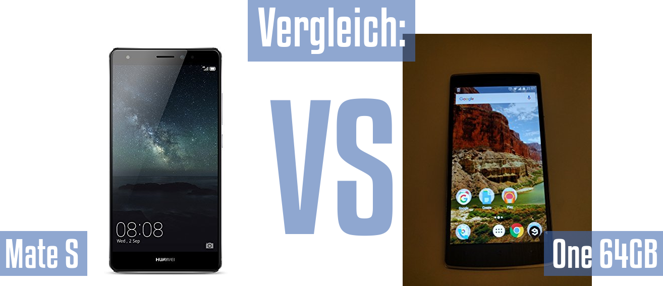 Huawei Mate S und Huawei Mate S im Vergleichstest