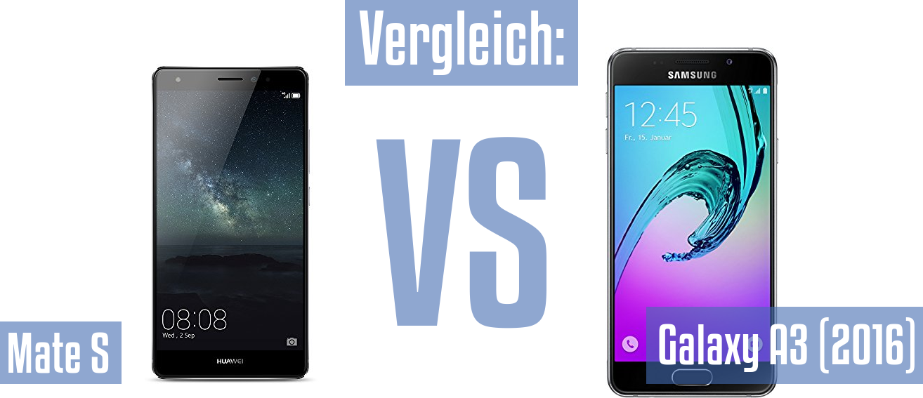 Huawei Mate S und Huawei Mate S im Vergleichstest
