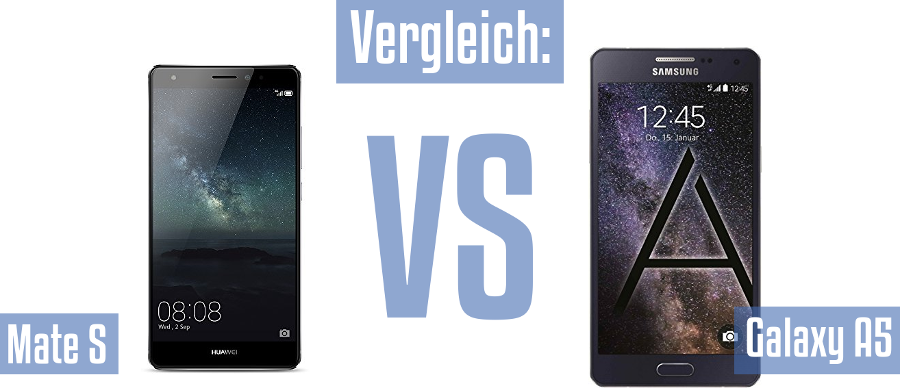 Huawei Mate S und Huawei Mate S im Vergleichstest