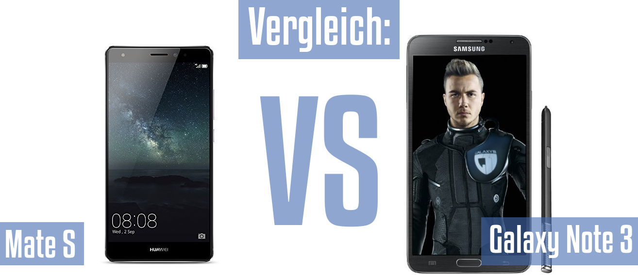 Huawei Mate S und Huawei Mate S im Vergleichstest