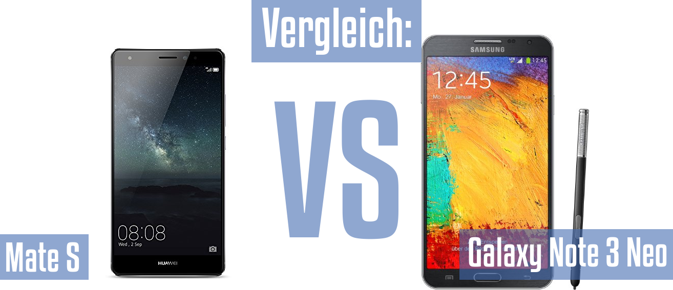 Huawei Mate S und Huawei Mate S im Vergleichstest