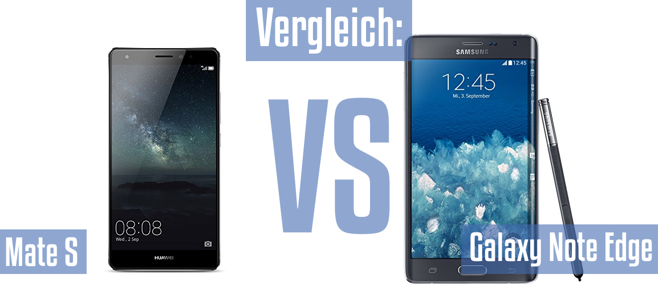 Huawei Mate S und Huawei Mate S im Vergleichstest