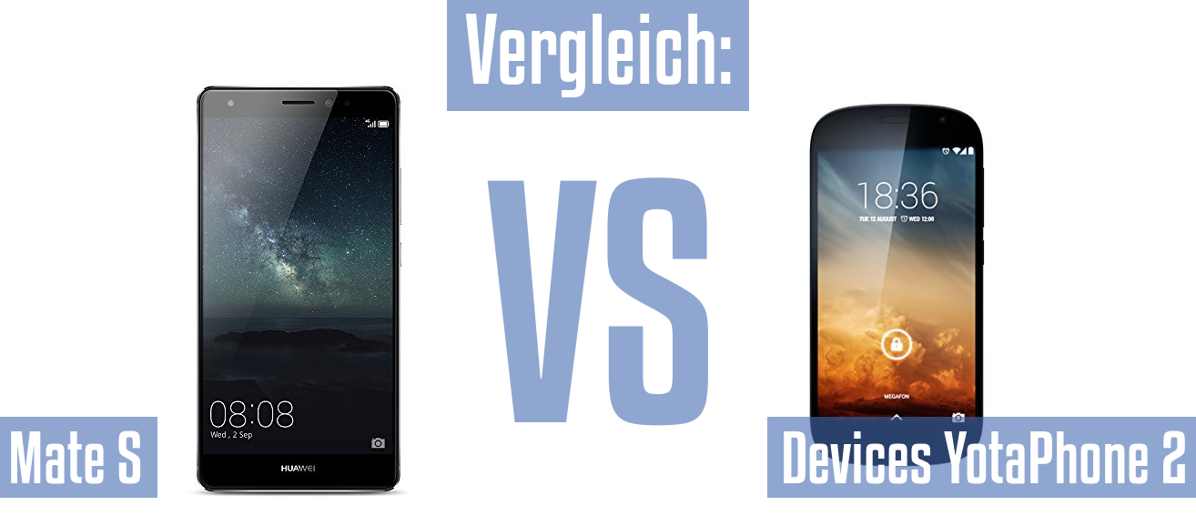 Huawei Mate S und Huawei Mate S im Vergleichstest
