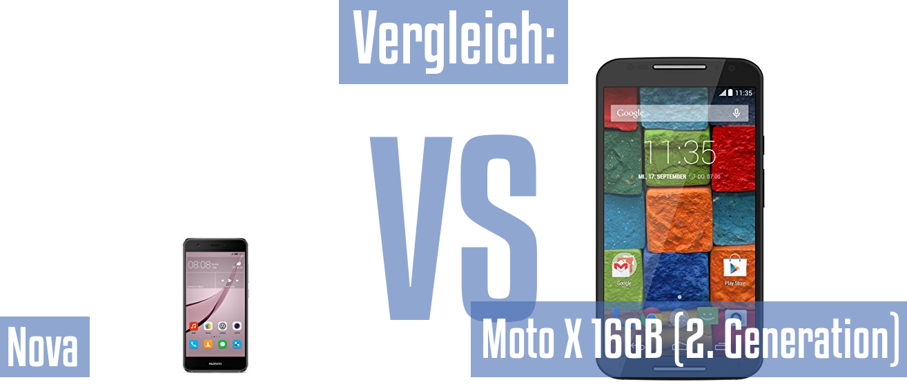 Huawei Nova und Huawei Nova im Vergleichstest