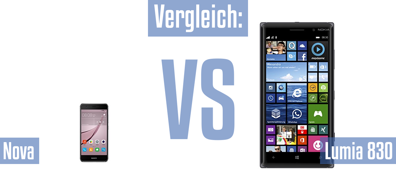 Huawei Nova und Huawei Nova im Vergleichstest