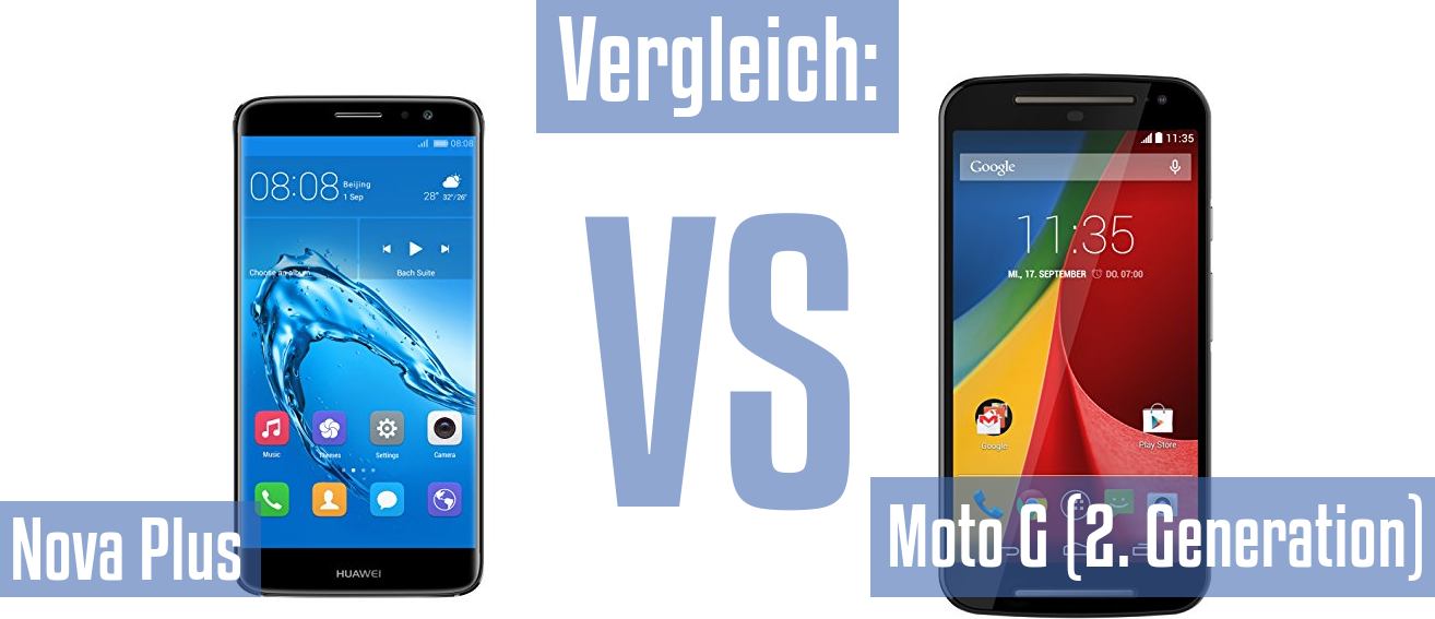 Huawei Nova Plus und Huawei Nova Plus im Vergleichstest