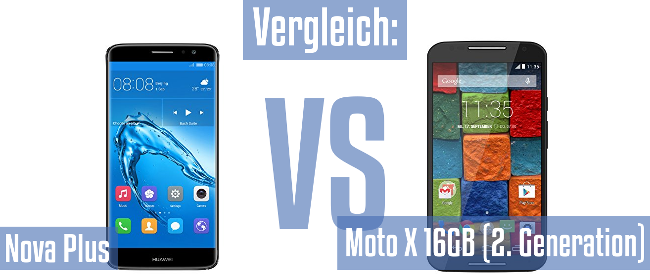 Huawei Nova Plus und Huawei Nova Plus im Vergleichstest