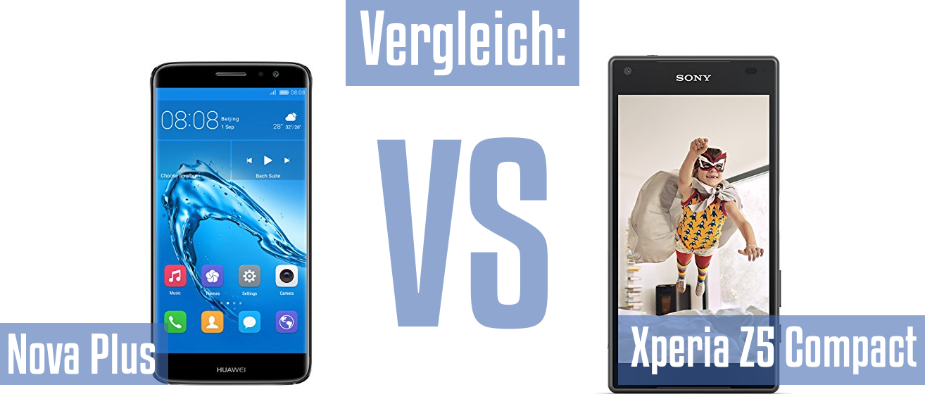 Huawei Nova Plus und Huawei Nova Plus im Vergleichstest