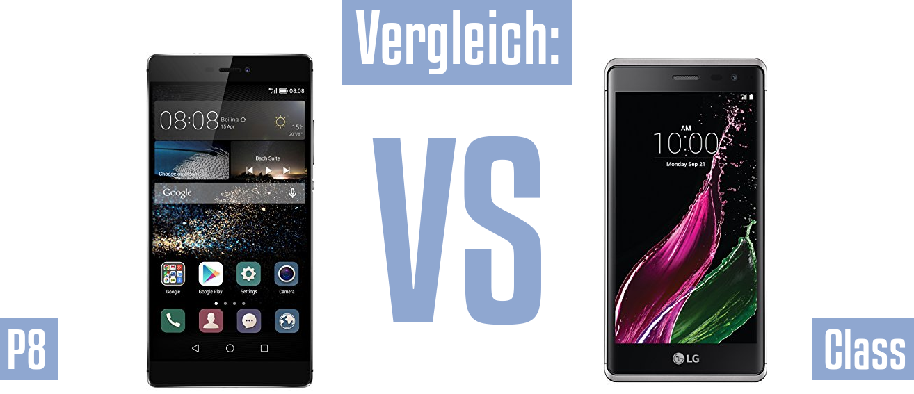 Huawei P8 und Huawei P8 im Vergleichstest