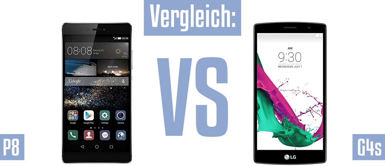 Huawei P8 und Huawei P8 im Vergleichstest