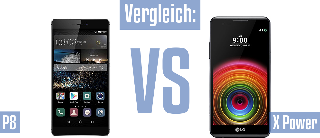 Huawei P8 und Huawei P8 im Vergleichstest