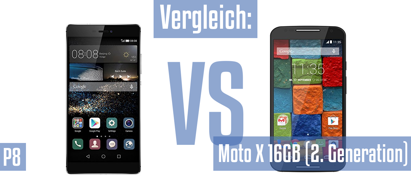 Huawei P8 und Huawei P8 im Vergleichstest