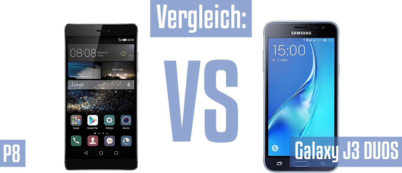 Huawei P8 und Huawei P8 im Vergleichstest