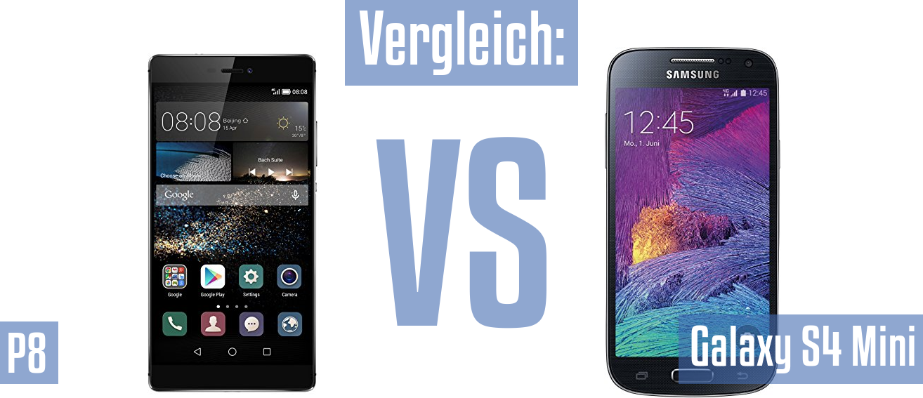 Huawei P8 und Huawei P8 im Vergleichstest