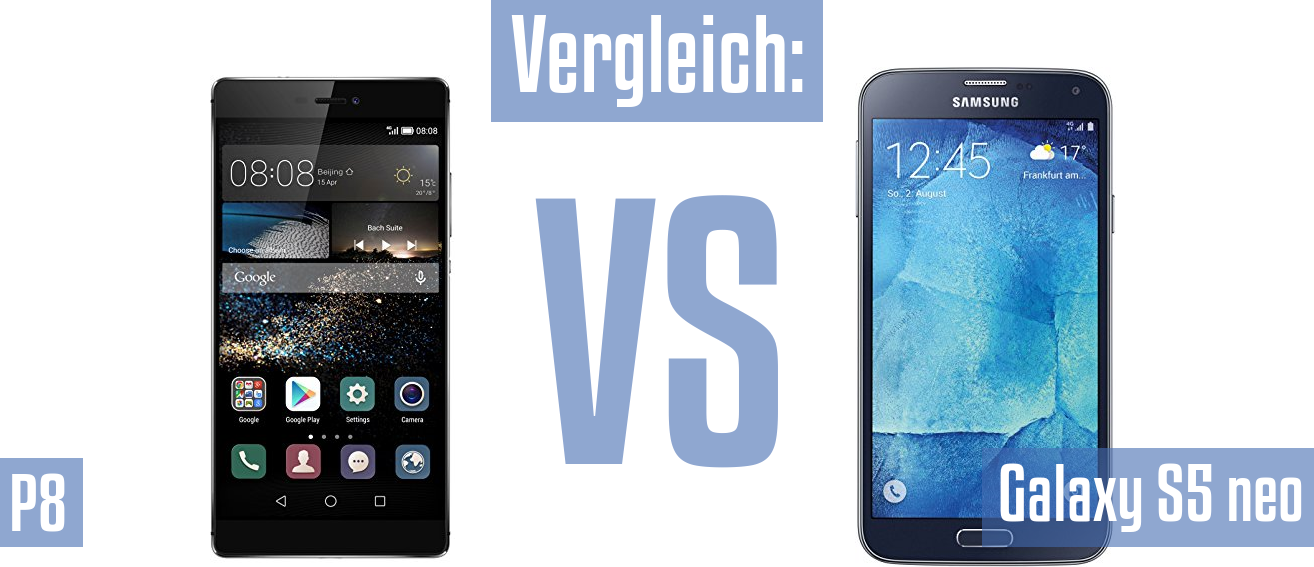 Huawei P8 und Huawei P8 im Vergleichstest