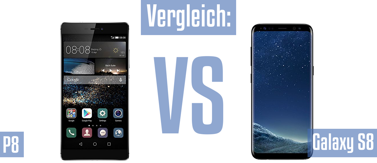 Huawei P8 und Huawei P8 im Vergleichstest