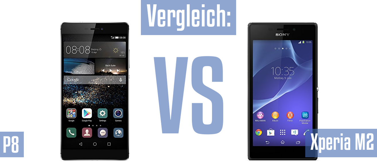 Huawei P8 und Huawei P8 im Vergleichstest
