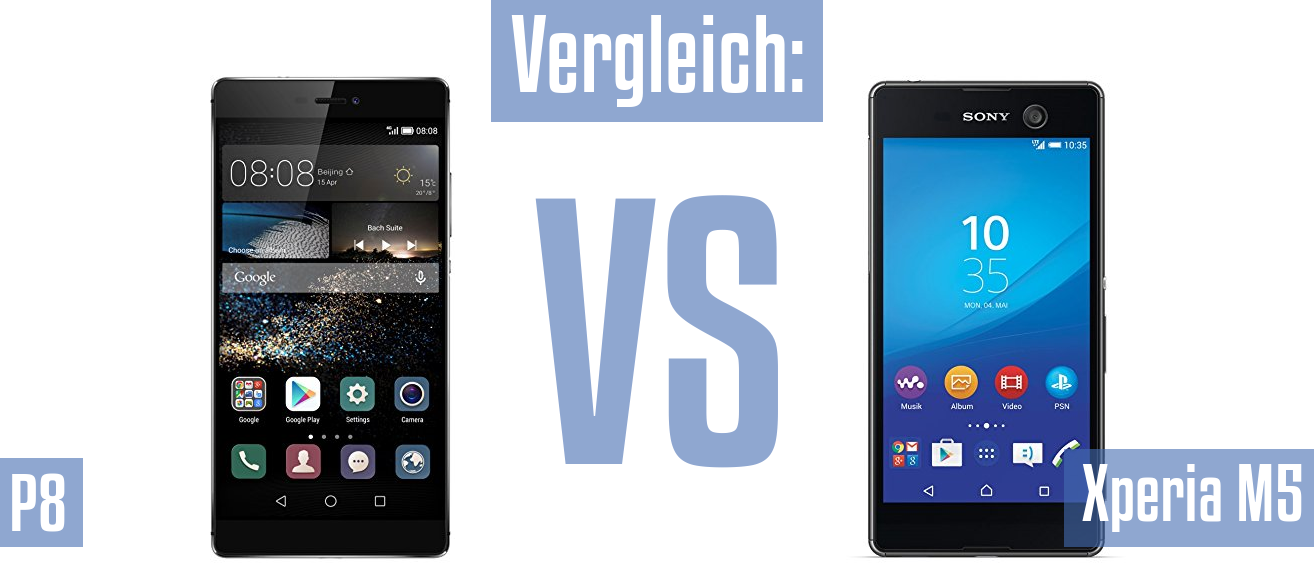 Huawei P8 und Huawei P8 im Vergleichstest