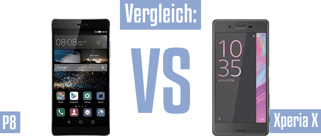 Huawei P8 und Huawei P8 im Vergleichstest