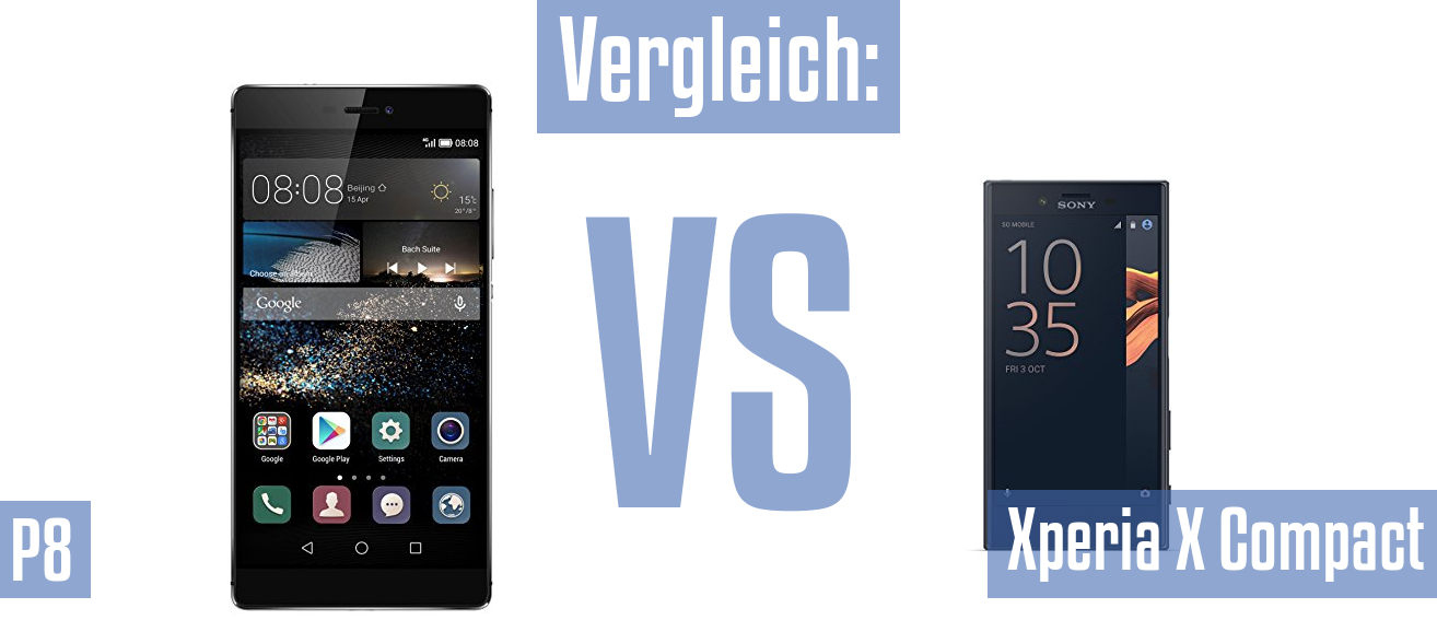 Huawei P8 und Huawei P8 im Vergleichstest