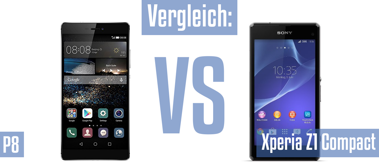 Huawei P8 und Huawei P8 im Vergleichstest