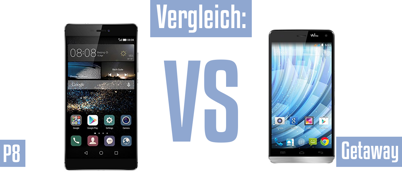 Huawei P8 und Huawei P8 im Vergleichstest