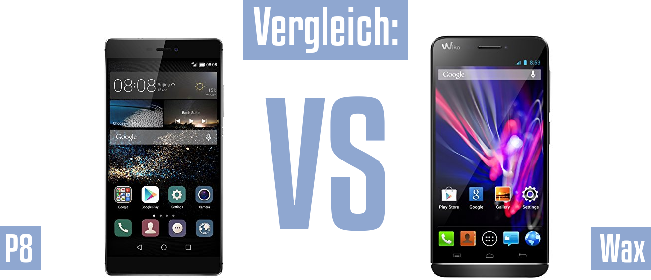 Huawei P8 und Huawei P8 im Vergleichstest