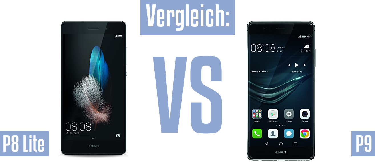 Huawei P8 Lite und Huawei P8 Lite im Vergleichstest