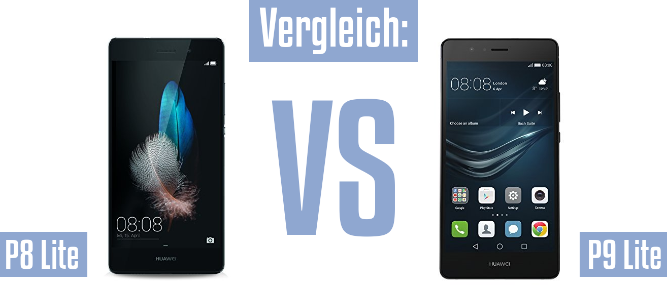 Huawei P8 Lite und Huawei P8 Lite im Vergleichstest