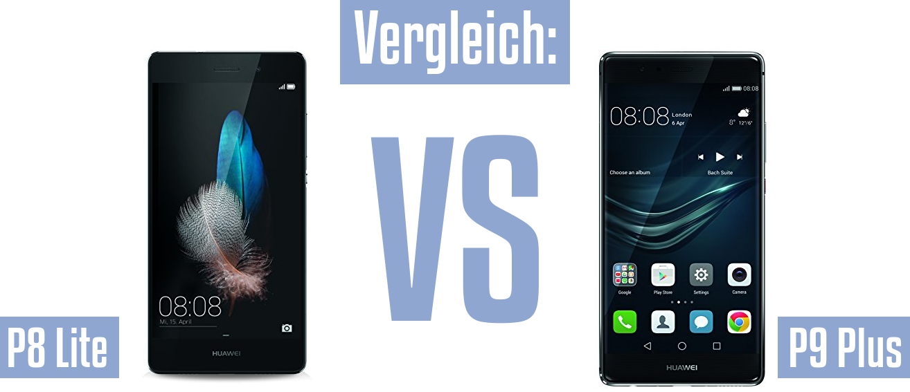 Huawei P8 Lite und Huawei P8 Lite im Vergleichstest