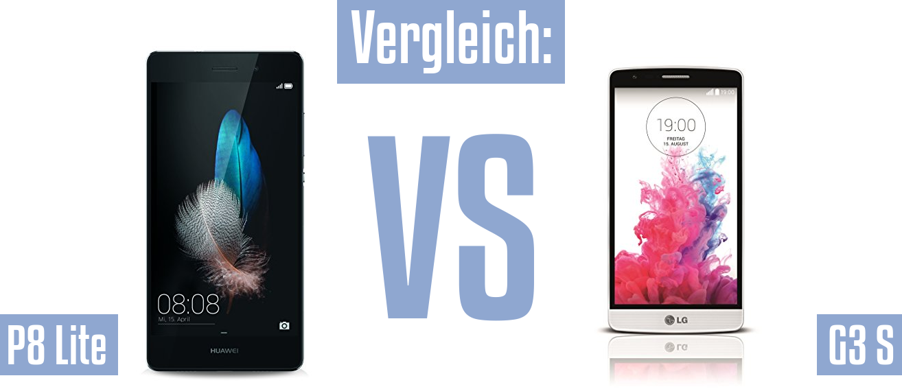 Huawei P8 Lite und Huawei P8 Lite im Vergleichstest