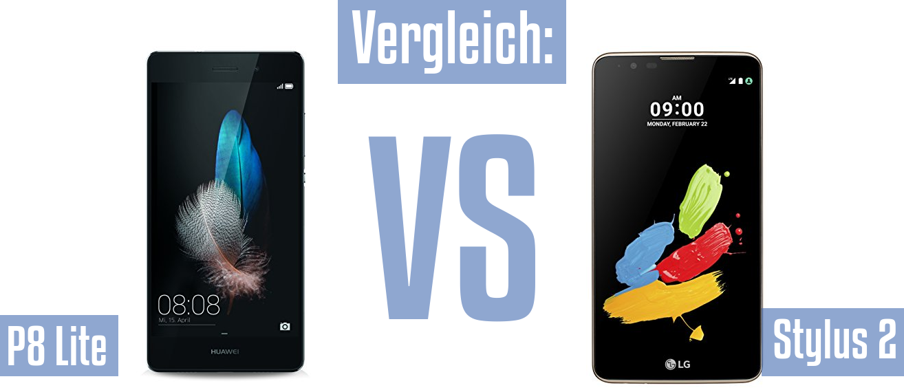 Huawei P8 Lite und Huawei P8 Lite im Vergleichstest