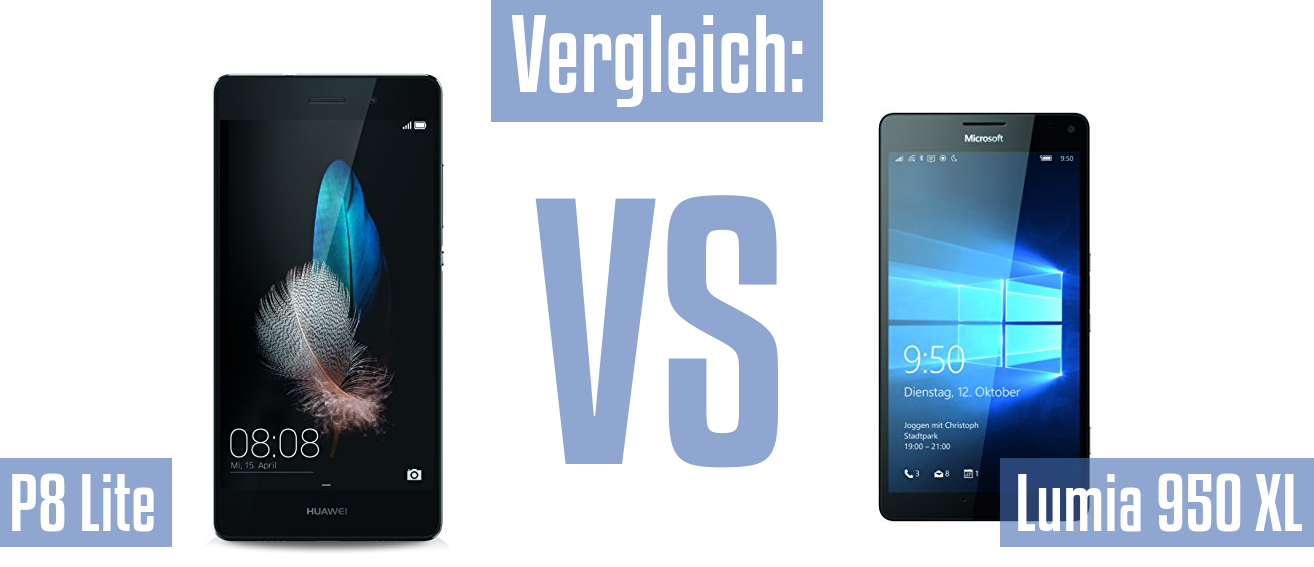 Huawei P8 Lite und Huawei P8 Lite im Vergleichstest