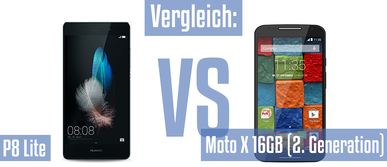 Huawei P8 Lite und Huawei P8 Lite im Vergleichstest
