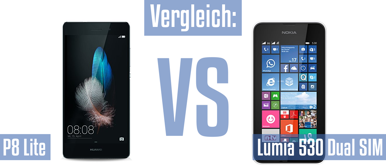 Huawei P8 Lite und Huawei P8 Lite im Vergleichstest