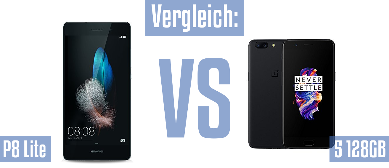 Huawei P8 Lite und Huawei P8 Lite im Vergleichstest