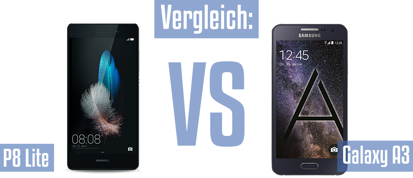 Huawei P8 Lite und Huawei P8 Lite im Vergleichstest