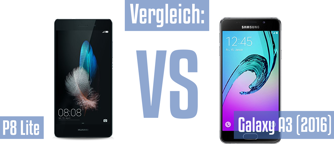 Huawei P8 Lite und Huawei P8 Lite im Vergleichstest